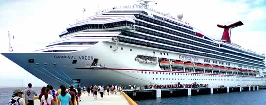 Budget at Cruise Ship Dock in Havensight, St, Thomas